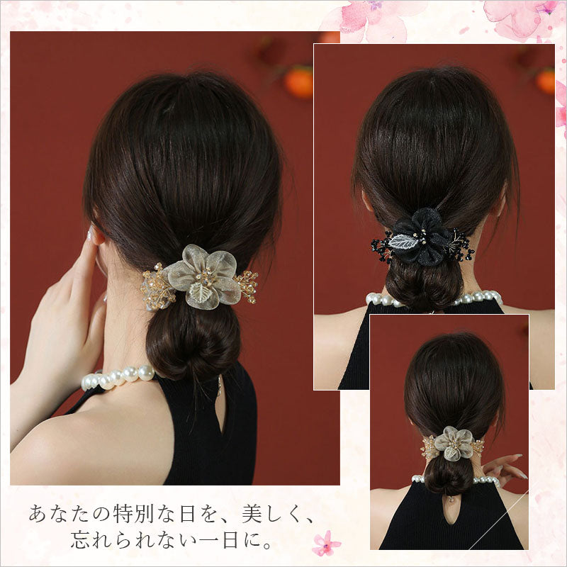 RA855 ヘアリボン ロングリボン スカーフ