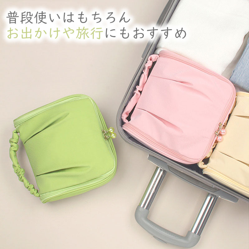 TW046 吊り下げ ポーチ 雲型 撥水 トラベルポーチ