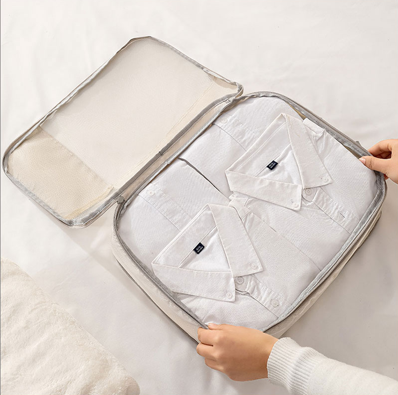 TW392  4点セット トラベル 圧縮 ポーチ メッシュ