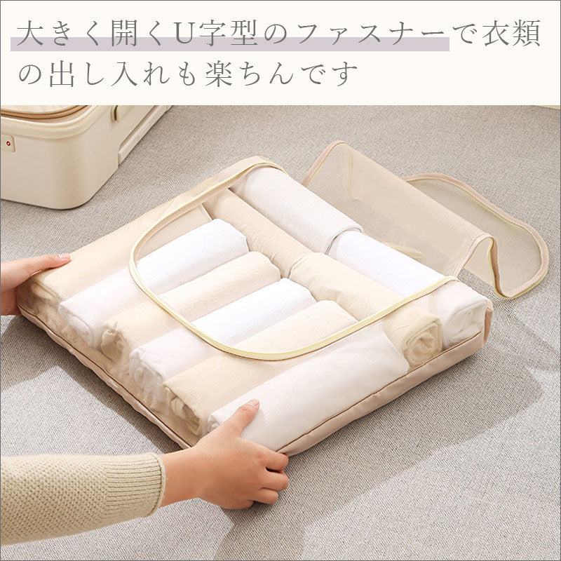 TW393 メッシュポーチ 3サイズ U字型 ファスナー トラベルポーチ 便利グッズ