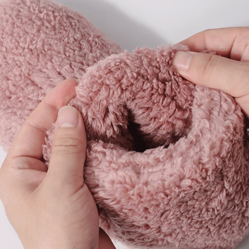 RA495 爆暖 もこもこルームブーツ ルームシューズ スリッパ 冬用 洗える