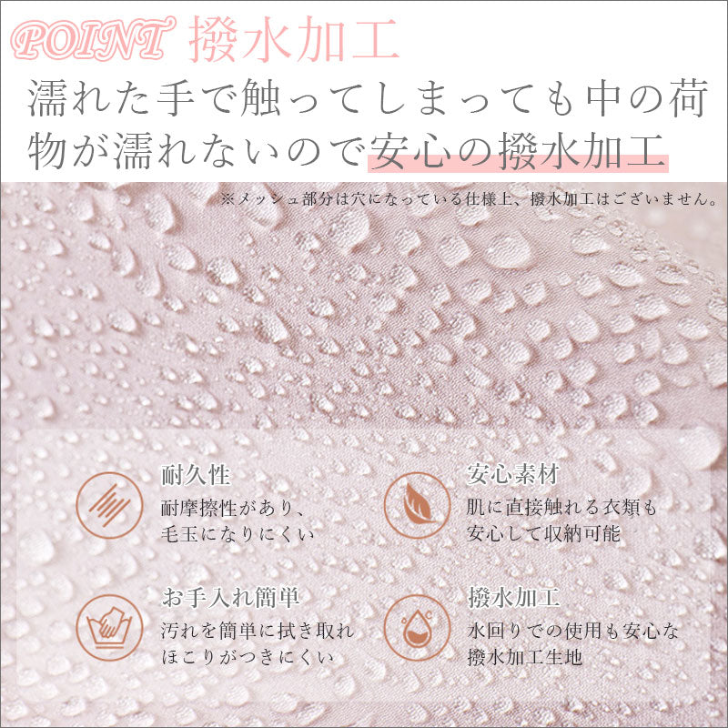 TW371   メッシュ 圧縮ポーチ 衣類スペース 50％ 節約 圧縮袋