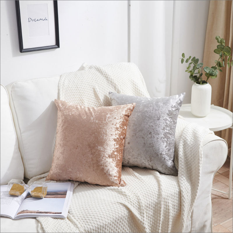 TW352 クッションカバー 45×45cm シャイニー ベロア ベルベッド