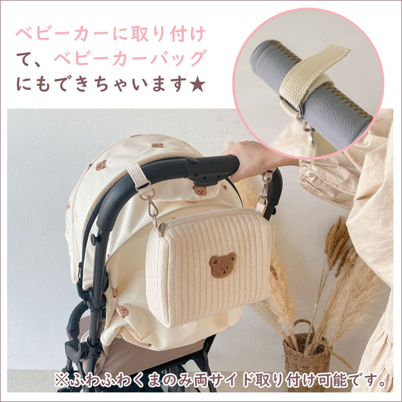 T309 ベビーカーポーチ 大容量 超軽量 マザーズバッグ ベビーカーバッグ