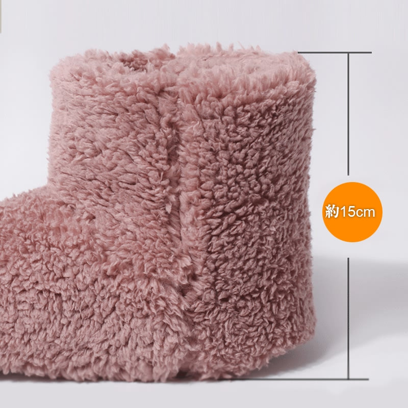 RA495 爆暖 もこもこルームブーツ ルームシューズ スリッパ 冬用 洗える