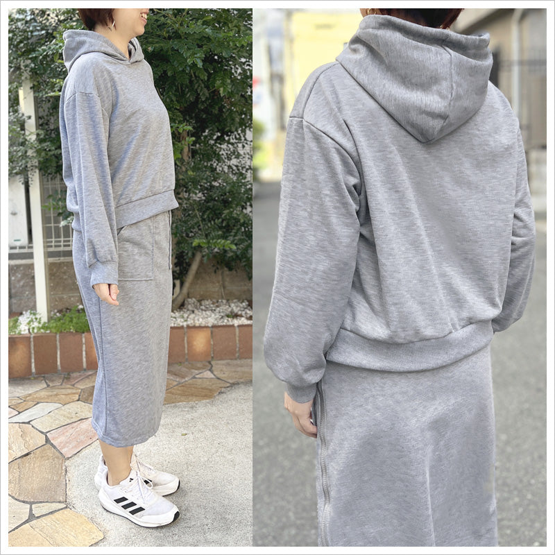 RA938  パーカー スカート ボトムス