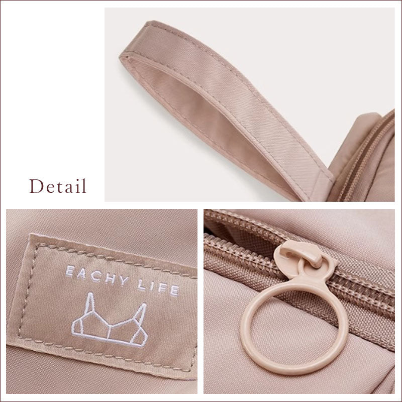 TW400      球型 ランジェリーポーチ 下着収納ポーチ 丸い フォルム かわいい シンプル