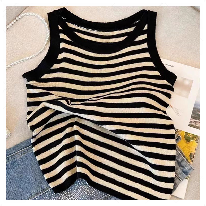 RA1007   タンクトップ トップス ノースリーブ サマーニット レディース