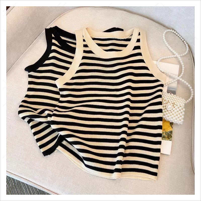 RA1007   タンクトップ トップス ノースリーブ サマーニット レディース