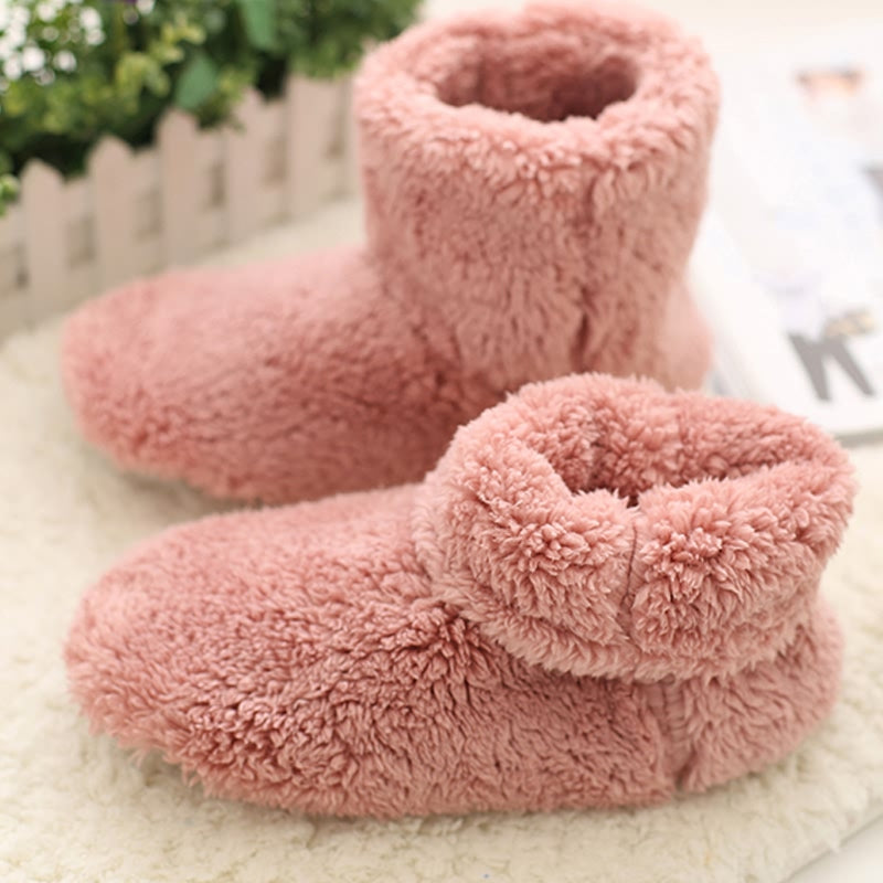 RA495 爆暖 もこもこルームブーツ ルームシューズ スリッパ 冬用 洗える