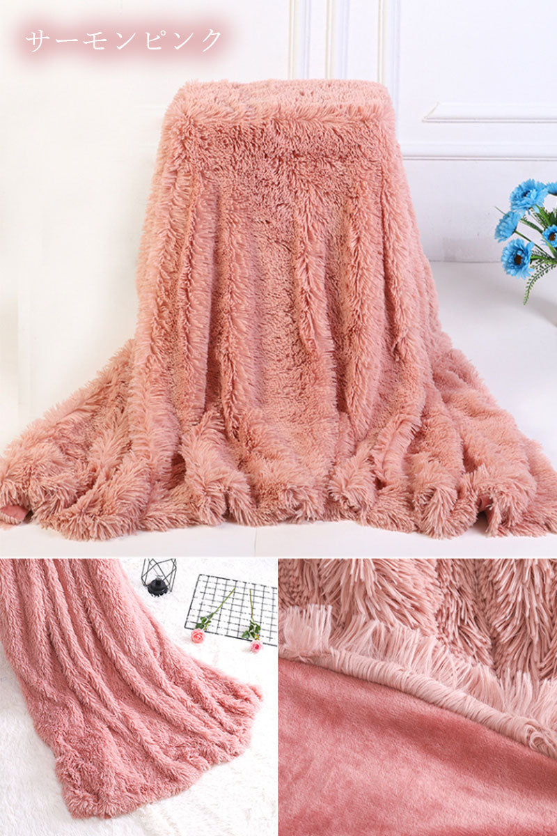 TW067  ソフト ブランケット 80×120 cm ふわふわ もこもこ あったか