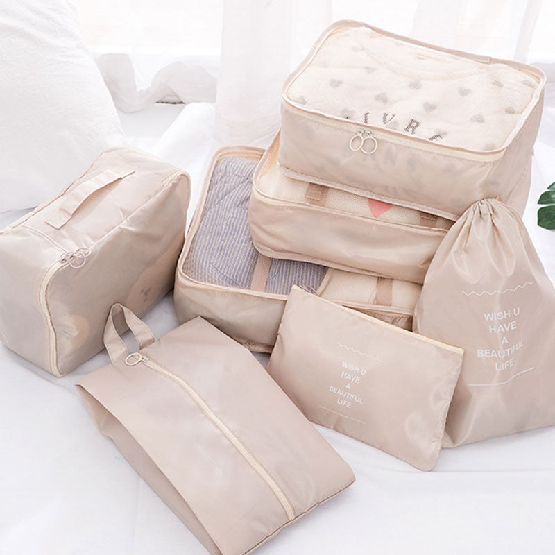 T002 トラベルポーチ 8点セット 吊り下げポーチ 7点セット