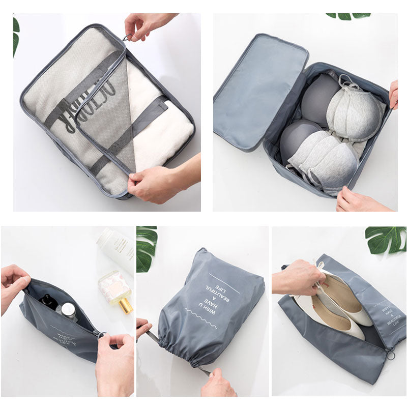 T002 トラベルポーチ 8点セット 吊り下げポーチ 7点セット