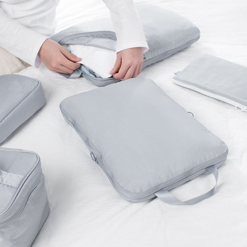 T049 圧縮 トラベル ポーチ 衣類スペース 50％