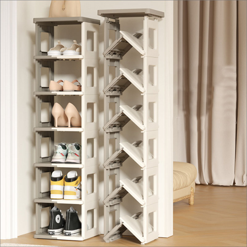 T294 折りたたみ シューズラック 3段 5段 7段 タワー