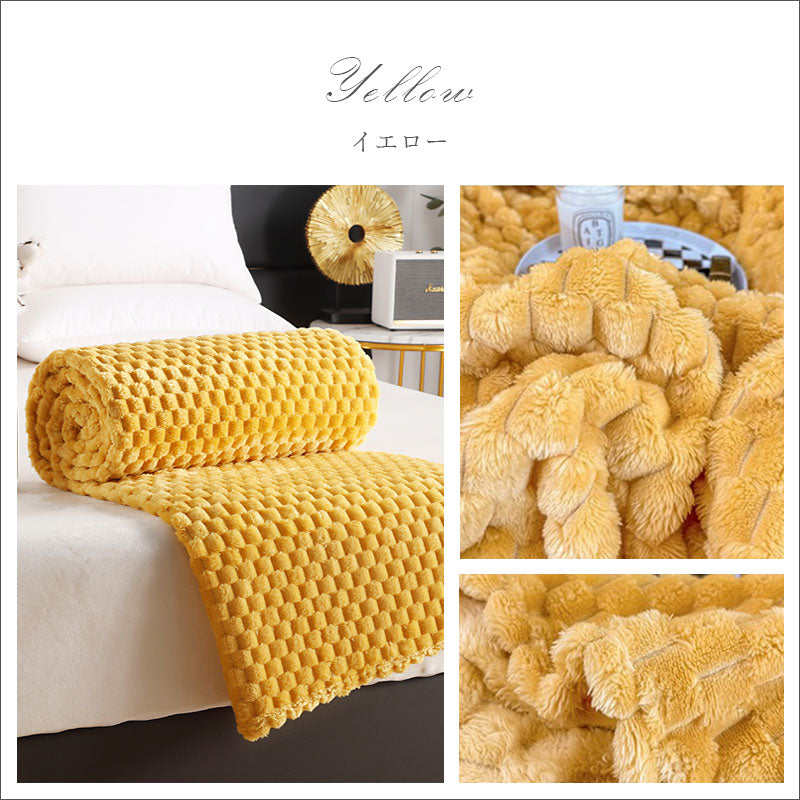 TW368 もこもこ ふわふわ ぽこぽこ あったか 暖かい 冬 ひざ掛け