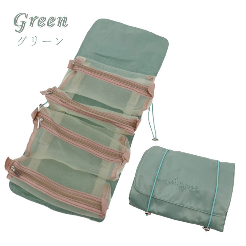 T003 トラベルポーチ 吊り下げ 4in1ポーチ