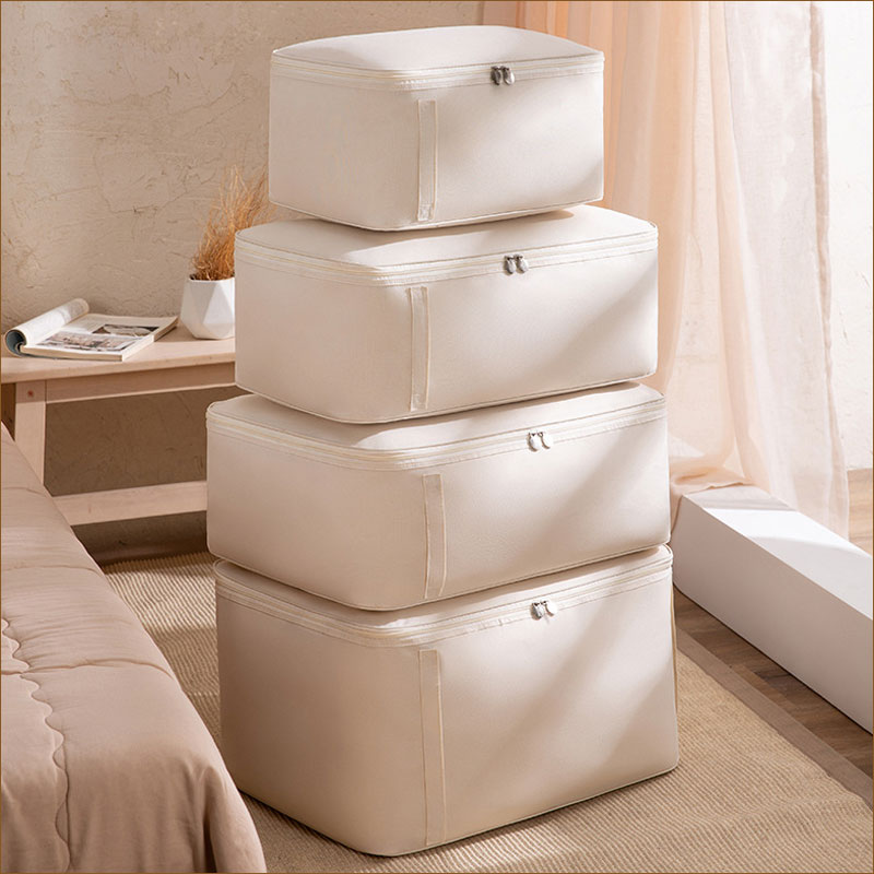 TW334 収納袋 2サイズ 2色 動画付き 持ち手付き 布団収納袋