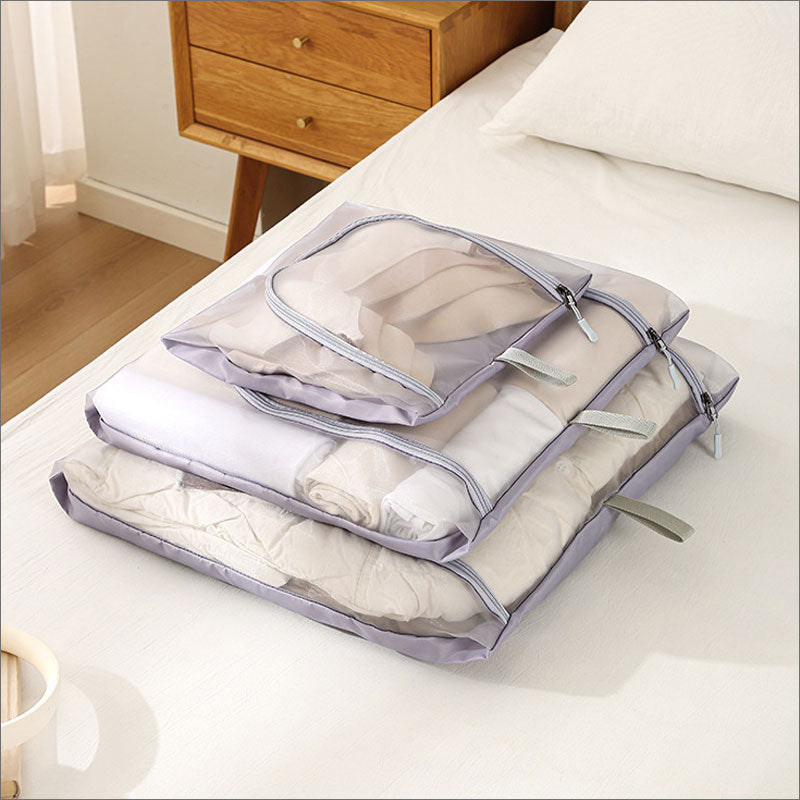 TW393 メッシュポーチ 3サイズ U字型 ファスナー トラベルポーチ 便利グッズ