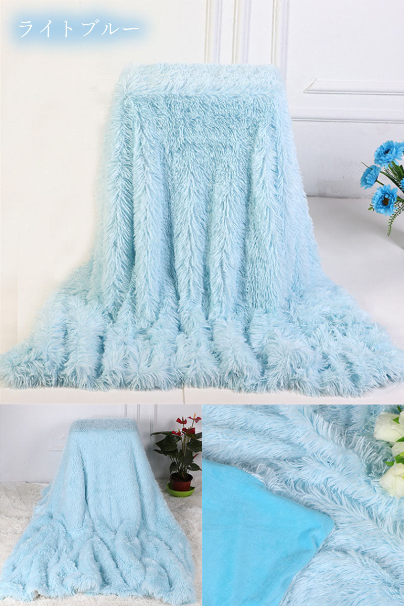 TW067  ソフト ブランケット 80×120 cm ふわふわ もこもこ あったか