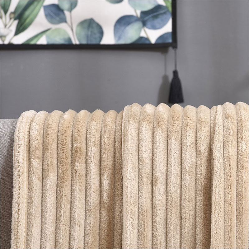 TW366     ブランケット 70×100 cm ストライプ ボーダー ふわふわ もこもこ あったか 暖かい 冬