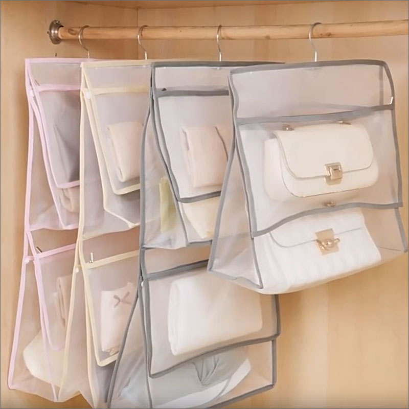 TW399    立体 ウォールポケット 2サイズ メッシュ 大容量 通気性 超軽量