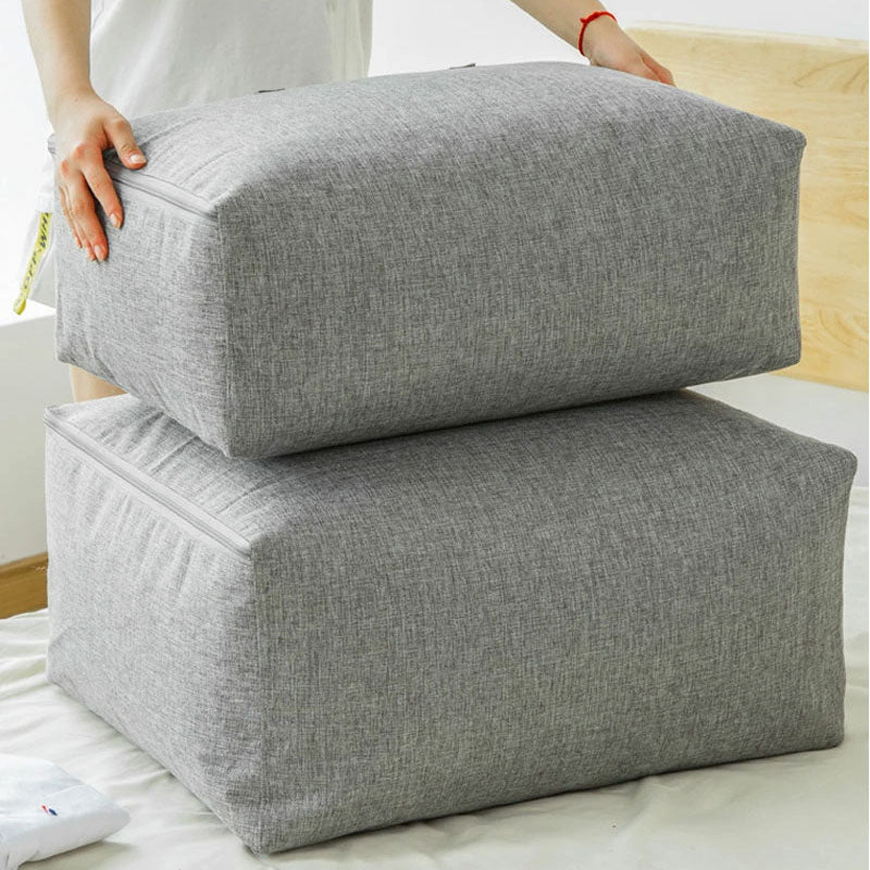 TW093 収納袋 2サイズ 5色 動画付き 持ち手付き 布団収納袋