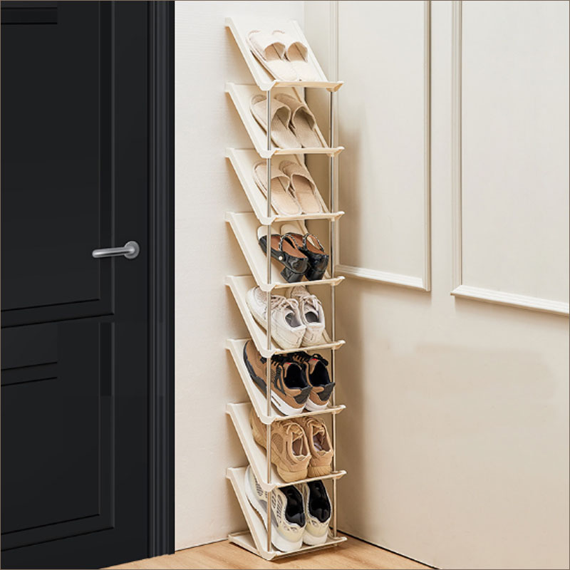 T346　斜め 簡易 シューズラック スリム コンパクト 省スペース