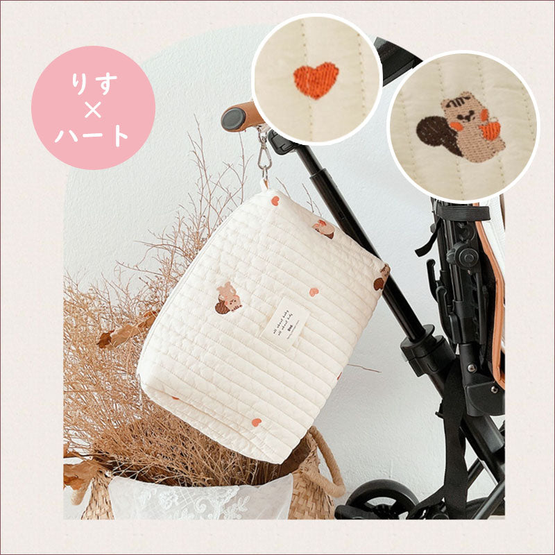 T309 ベビーカーポーチ 大容量 超軽量 マザーズバッグ ベビーカーバッグ