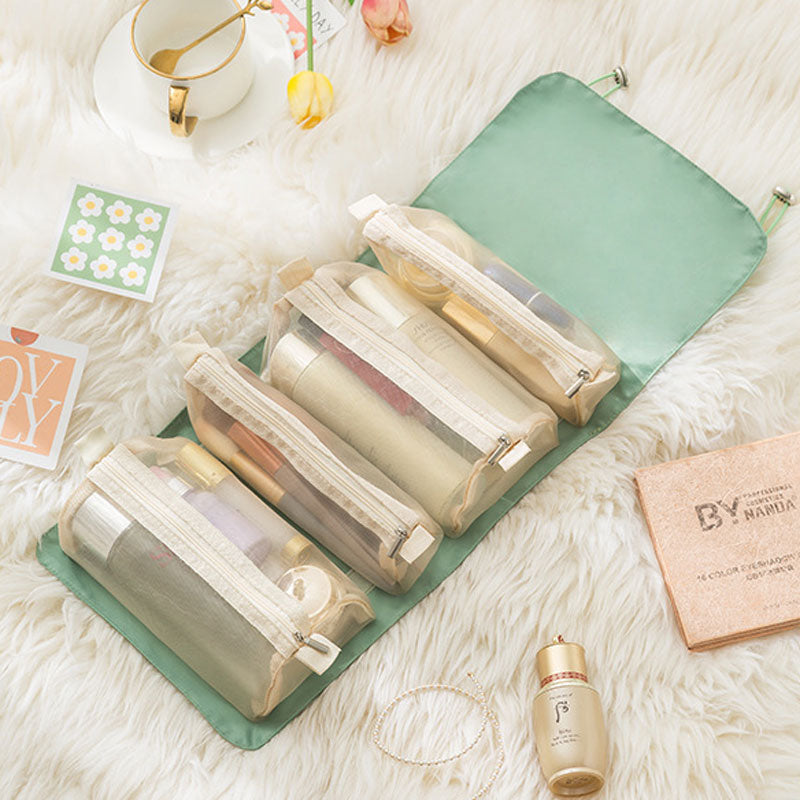 T003 トラベルポーチ 吊り下げ 4in1ポーチ