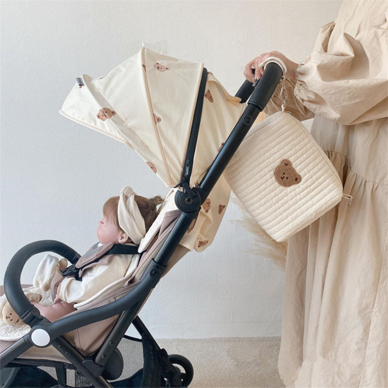 T309 ベビーカーポーチ 大容量 超軽量 マザーズバッグ ベビーカーバッグ