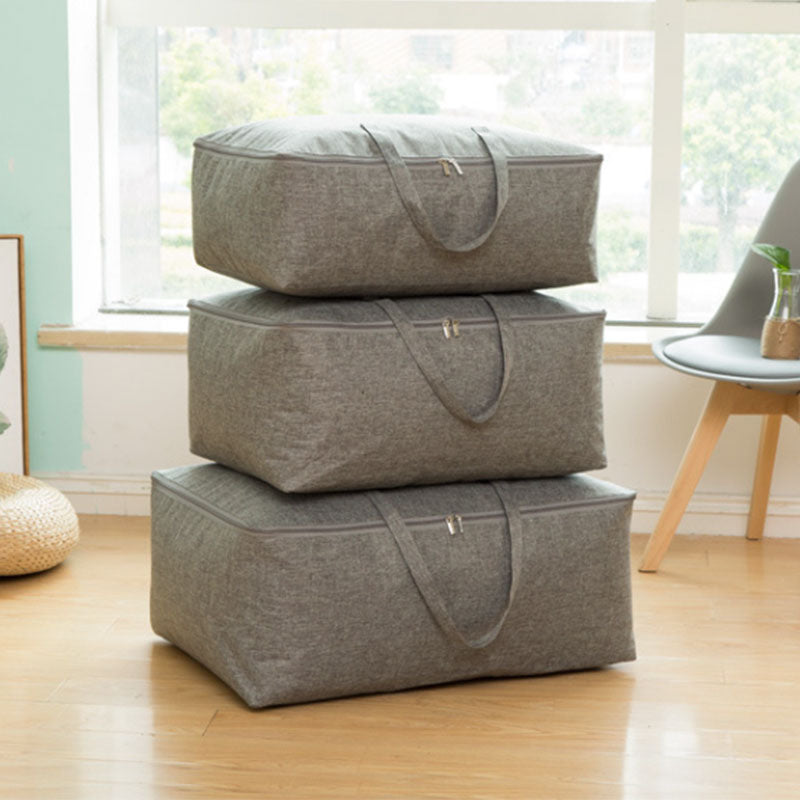 TW093 収納袋 2サイズ 5色 動画付き 持ち手付き 布団収納袋