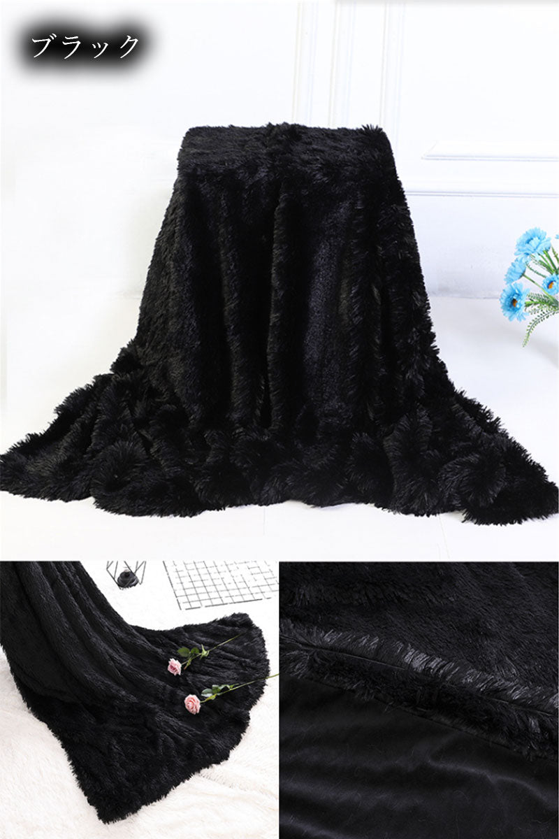 TW067  ソフト ブランケット 80×120 cm ふわふわ もこもこ あったか