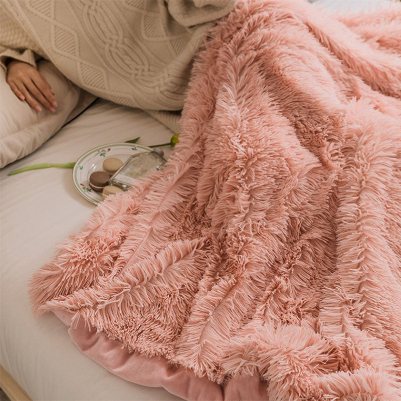 TW067  ソフト ブランケット 80×120 cm ふわふわ もこもこ あったか