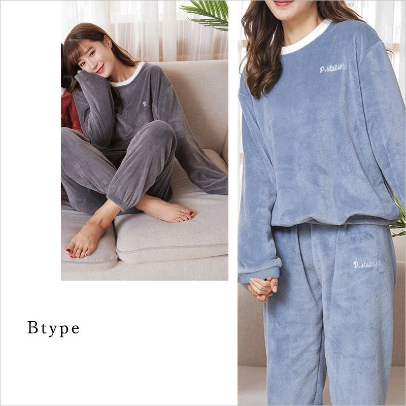 RA318  パジャマ 冬 上下セット