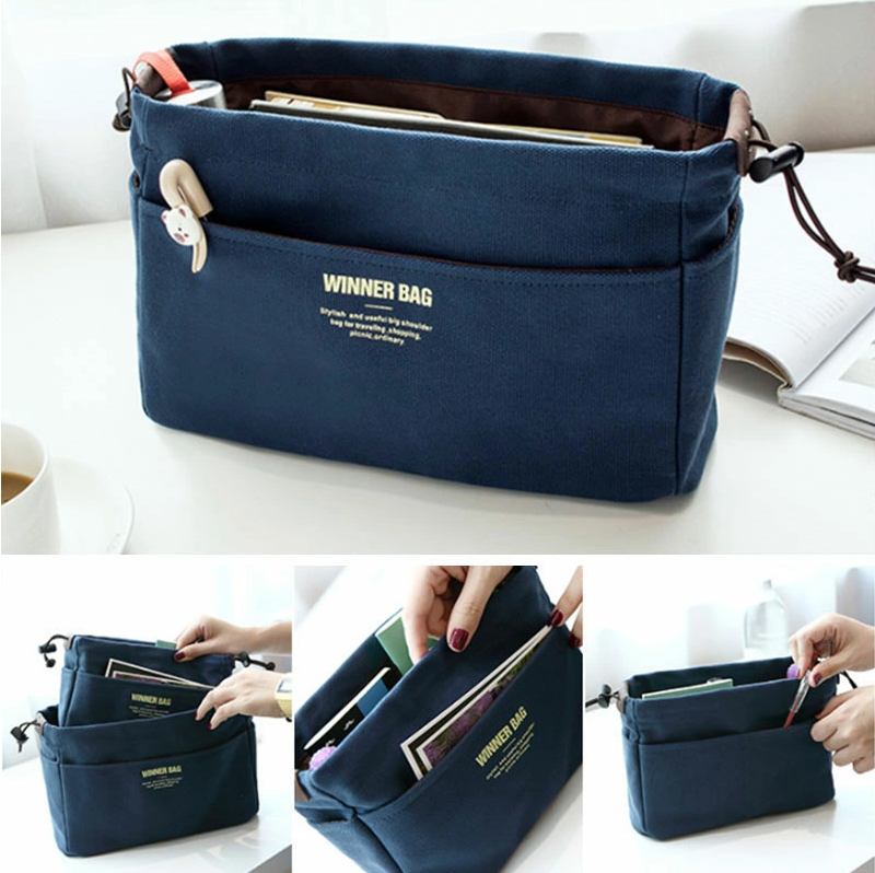 TW284 バッグインバッグ 2サイズ インナーバッグ 小さめ 大きめ 軽量 大容量 仕切り 自立 ポケット