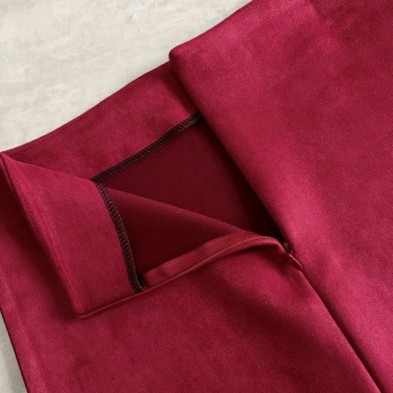 RA508 レザースカート タイトスカート