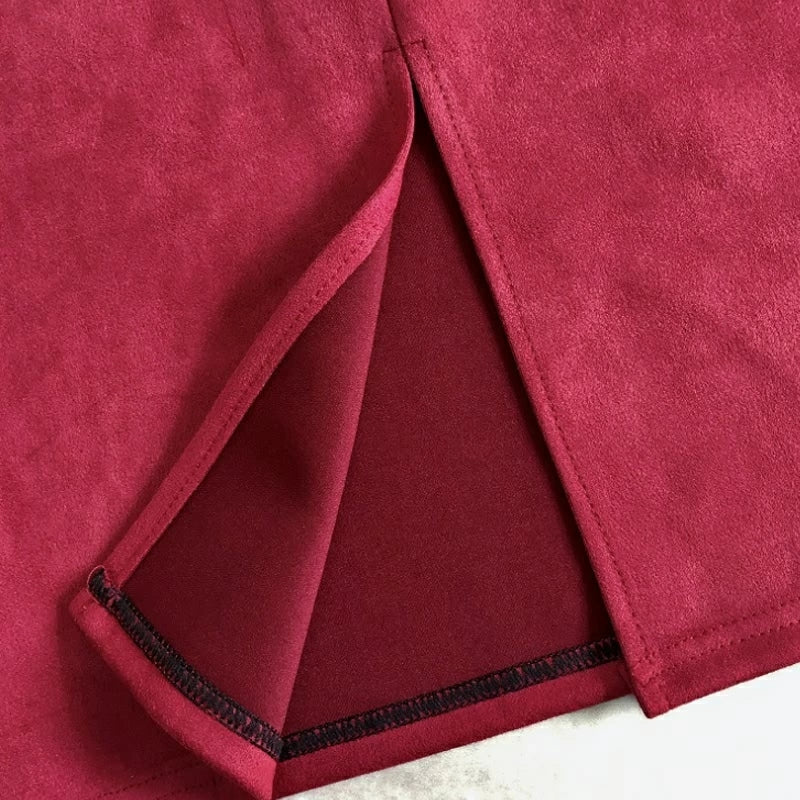 RA508 レザースカート タイトスカート