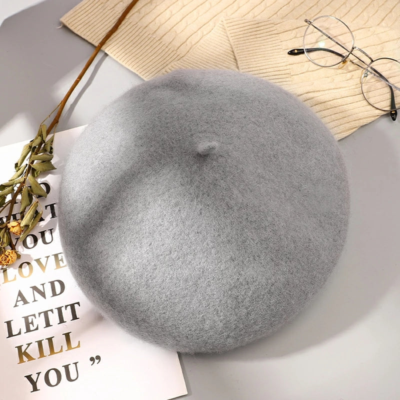 RA518 ウール ベレー帽 帽子 レディース メンズ キッズ