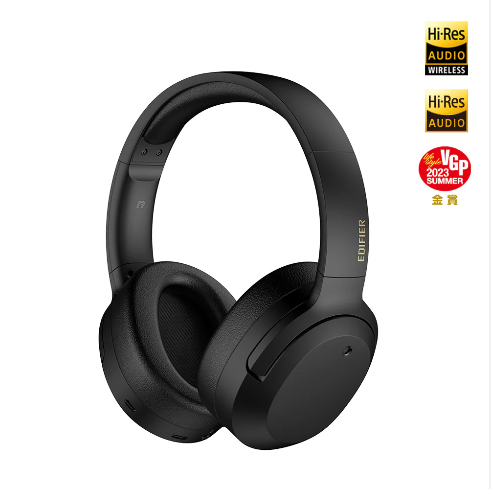 W820NB PLUS  Edifier  VGP金賞受賞・ハイレゾ対応・最大49時間再生 ANCノイズキャンセリングヘッドホン