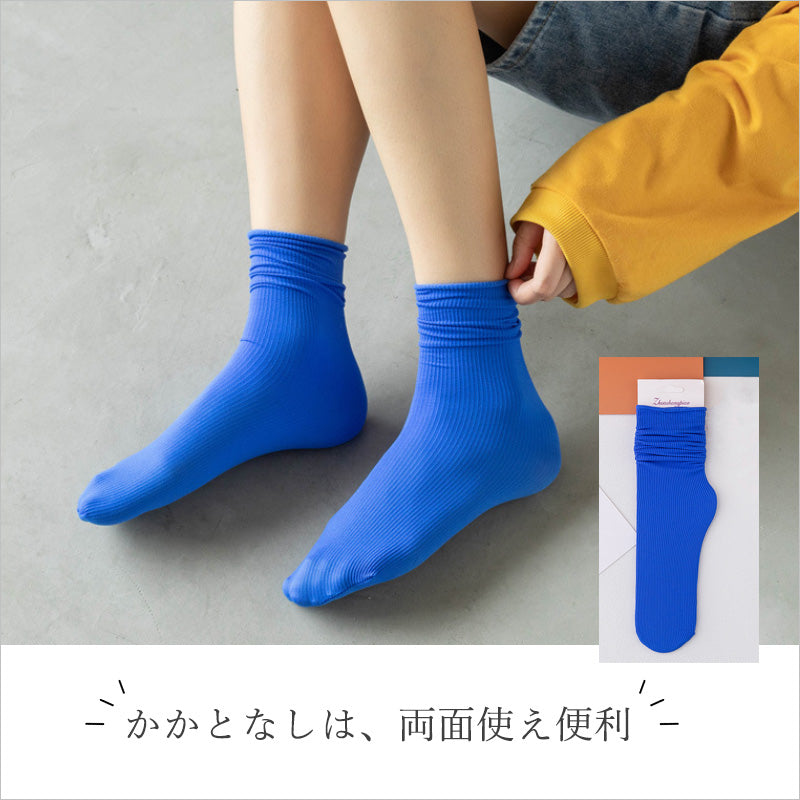 RA809 カラー 靴下 接触冷感 ひんやり