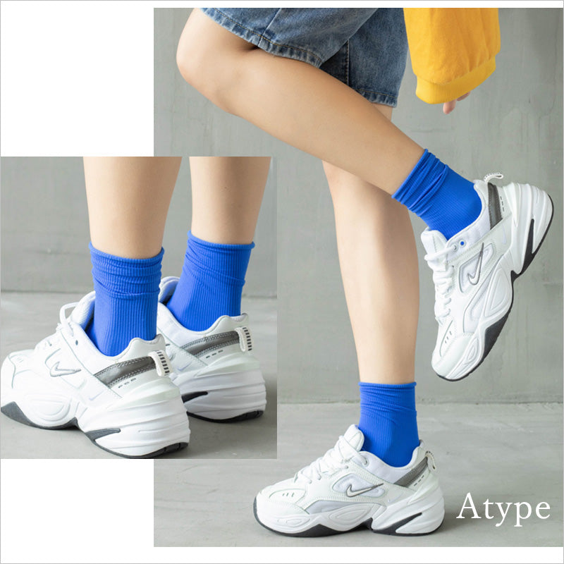 RA809 カラー 靴下 接触冷感 ひんやり