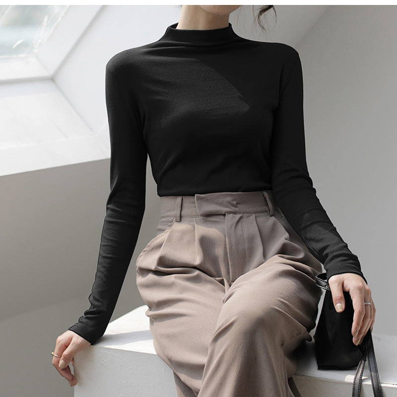 RA818  【秋新作】ハイネック カットソー