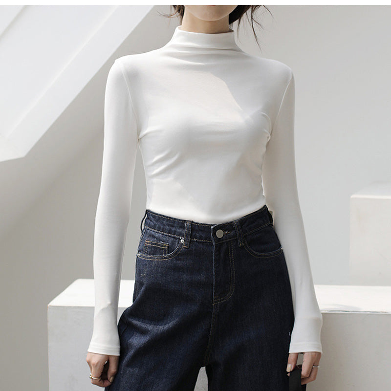 RA818  【秋新作】ハイネック カットソー