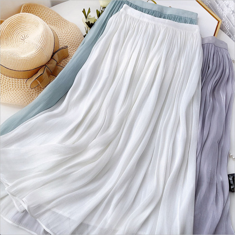 RA853 スカート レディース プリーツスカート