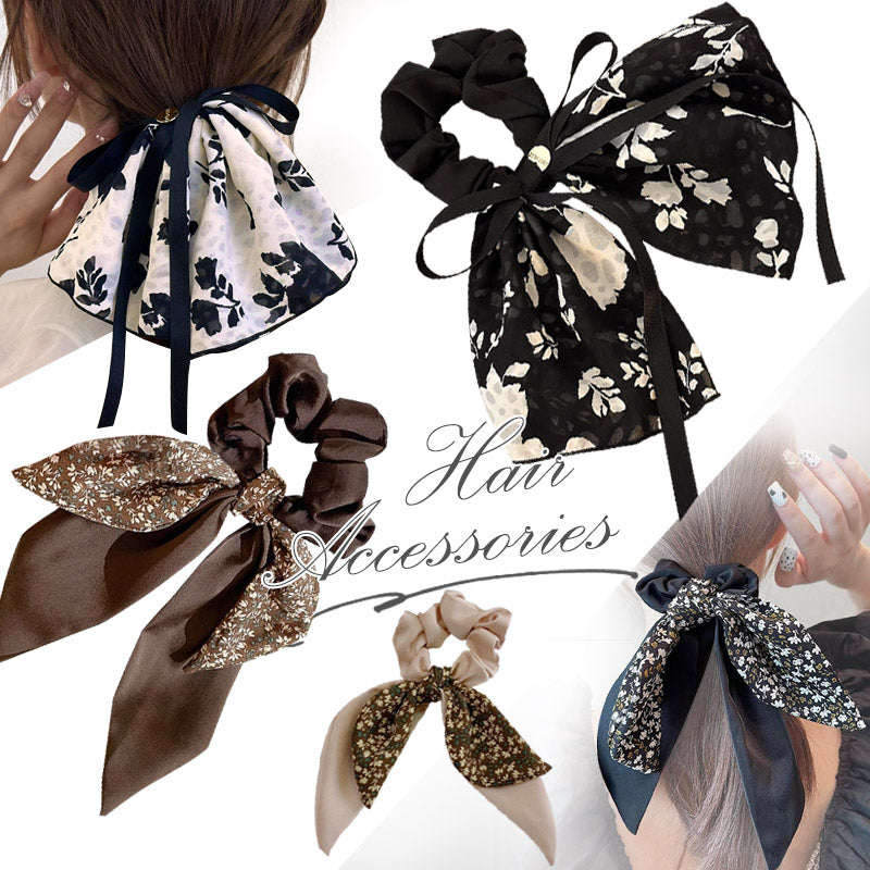 RA854 ヘアリボン ロングリボン スカーフ