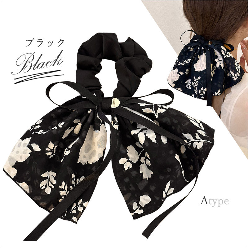 RA854 ヘアリボン ロングリボン スカーフ