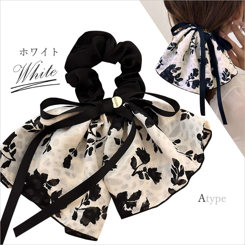 RA854 ヘアリボン ロングリボン スカーフ