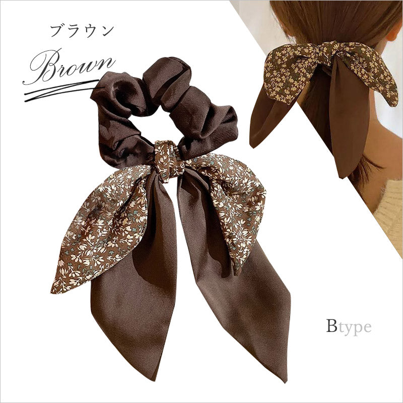 RA854 ヘアリボン ロングリボン スカーフ