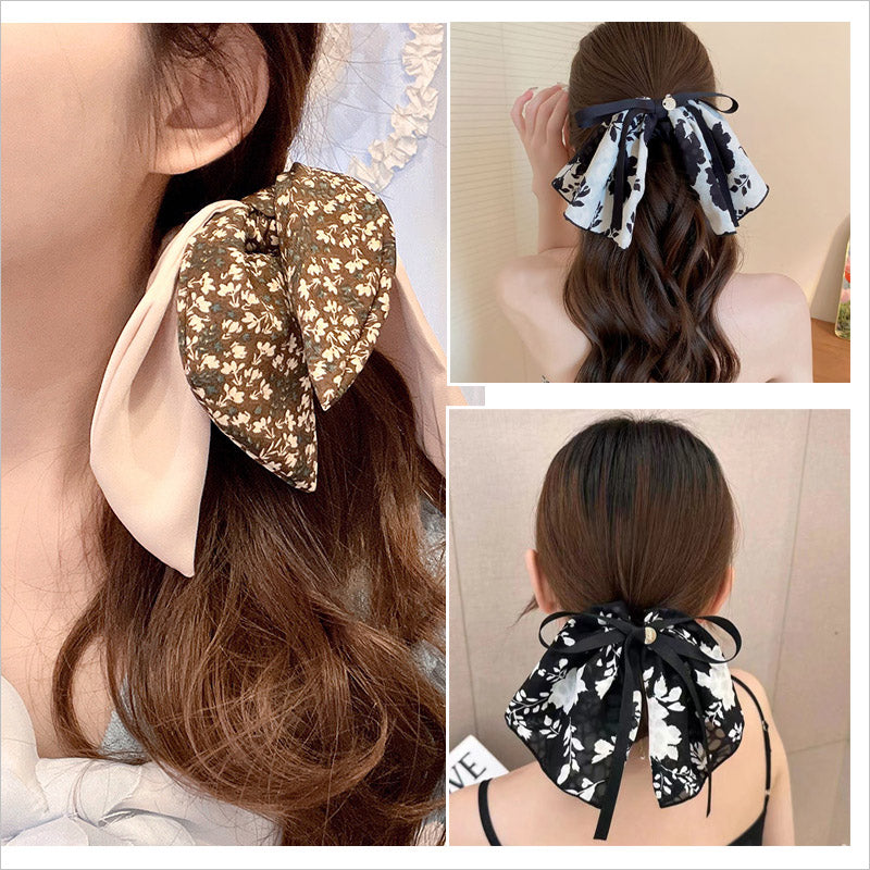 RA854 ヘアリボン ロングリボン スカーフ